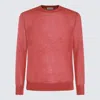 PIACENZA CASHMERE PIACENZA CASHMERE RED SILK KNITWEAR