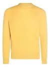 Piacenza Cashmere Ribbed-cuffs Wool Sweater In Yellow