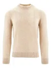 Piacenza Cashmere Ribbed Sweater In Neutral