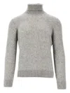 Piacenza Cashmere Roll-neck Sweater In Gray