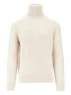 Piacenza Cashmere Roll-neck Sweater In Neutral