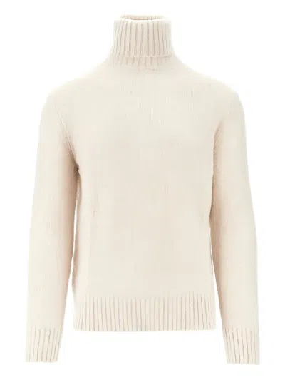 Piacenza Cashmere Roll-neck Sweater In Neutral