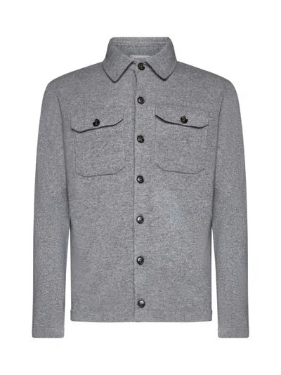 Piacenza Cashmere Shirt In Grey