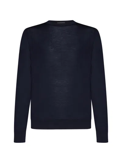 Piacenza Cashmere Sweater In Blue Navy