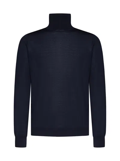 Piacenza Cashmere Sweater In Blue Navy