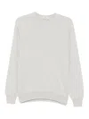 Piacenza Cashmere Finely Knit Cashmere Sweater In White