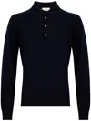 Piacenza Cashmere Polo Shirt In Blue