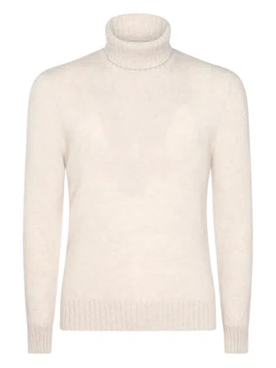 PIACENZA CASHMERE TURTLENECK RIBBED-HEM SWEATER