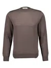 Piacenza Cashmere Virgin Wool Jumper In Brown