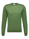 Piacenza Cashmere Wool Sweater In Green
