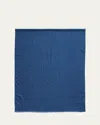 Piacenza Men's Solid Cashmere Scarf In Ocean