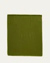 Piacenza Men's Solid Cashmere Scarf In Olive