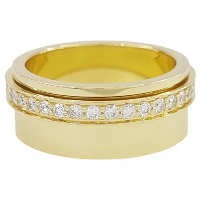Pre-owned Piaget 0.72 Ct Round Brilliant Cut Diamond 18k Yellow Gold Full Circle