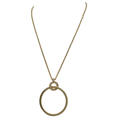 Pre-owned Piaget 18 Karat Yellow Gold And Diamond Possession Necklace