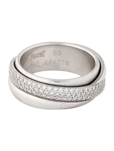 Pre-owned Piaget 18k 1.20ctw Diamond Possession Ring In Multi