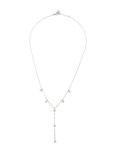 Pre-owned Piaget 18k Diamond Lavalier Necklace, 17.25" In Multi