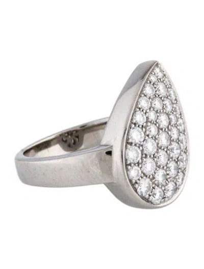 Pre-owned Piaget 18k Diamond Magic Garden Cocktail Ring In Multi