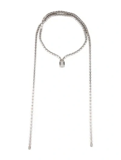 Pre-owned Piaget 18k Diamond Possession Lavalier Necklace, 20" In Multicolor