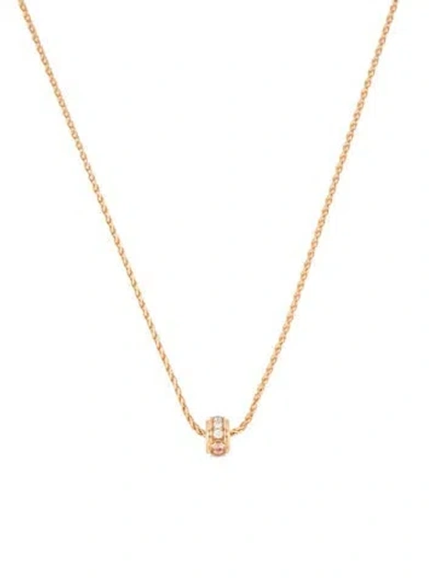 Pre-owned Piaget 18k Diamond Possession Pendant Necklace, 18" In Multicolor