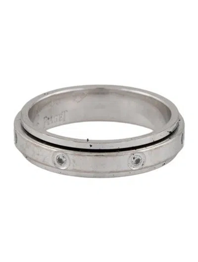 Pre-owned Piaget 18k Diamond Spinning Possession Band In Multicolor