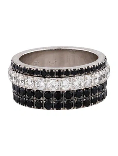 Pre-owned Piaget 18k Sapphire & Diamond Possession Ring In Multi