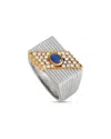 PIAGET PIAGET 18K TWO-TONE SAPPHIRE RING (AUTHENTIC PRE-OWNED)