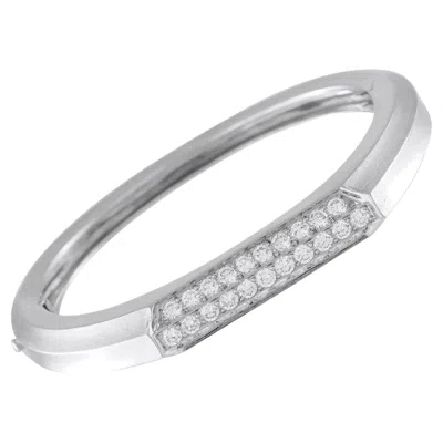 Pre-owned Piaget 18k White Gold 2.50ct Diamond Bracelet Pia11-060326