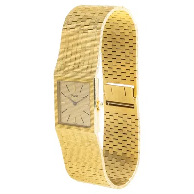 Pre-owned Piaget 18k Yellow Gold Vintage  Ref. 9131c4 Watch