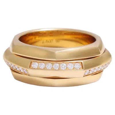 Pre-owned Piaget 18kt Yellow Gold  Possession Diamond Ring