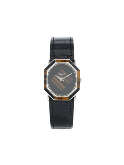 Pre-owned Piaget 1980  Vintage 26mm In Black