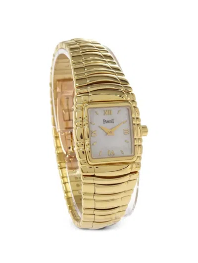 Pre-owned Piaget 1980s-1990s Tanagra 23mm Watch In White