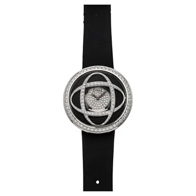Pre-owned Piaget 2012  White Gold Limelight Gala G0a35156 Quartz Black Diamond 38mm