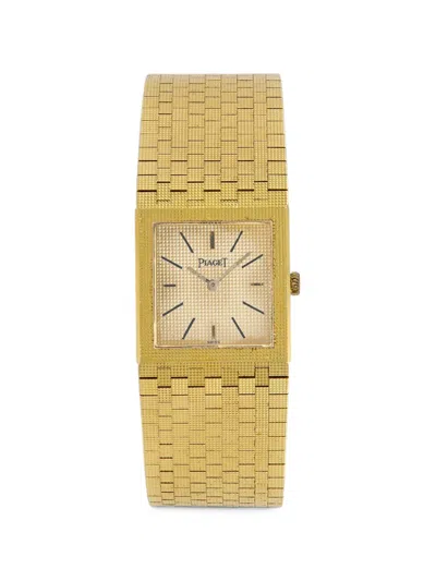 Pre-owned Piaget 9131 C4 23mm Watch In Neutrals