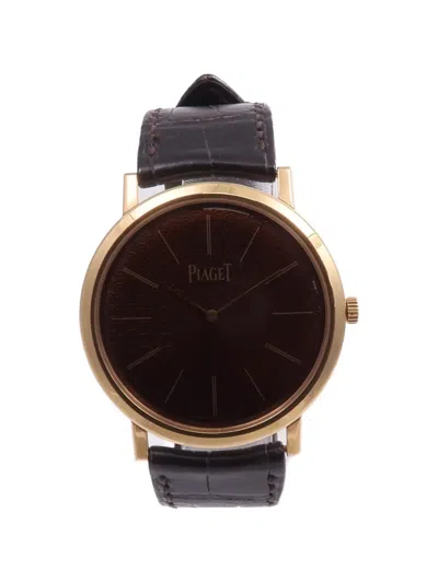Pre-owned Piaget Altiplano 38mm Watch In Brown