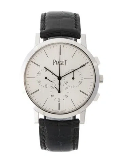 Pre-owned Piaget Altiplano Chronograph Watch In Multi