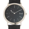 PIAGET PIAGET ALTIPLANO MECHANICAL BLACK DIAL BLACK LEATHER MEN'S WATCH G0A34114