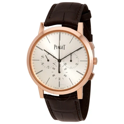 Piaget Altiplano Ultra-thin 18k Rose Gold Chronograph Flyback Men's Watch Goa40030