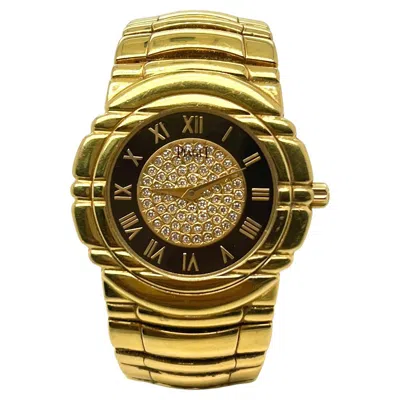 Pre-owned Piaget Black Onyx Diamond 18k Gold Ladies Watch