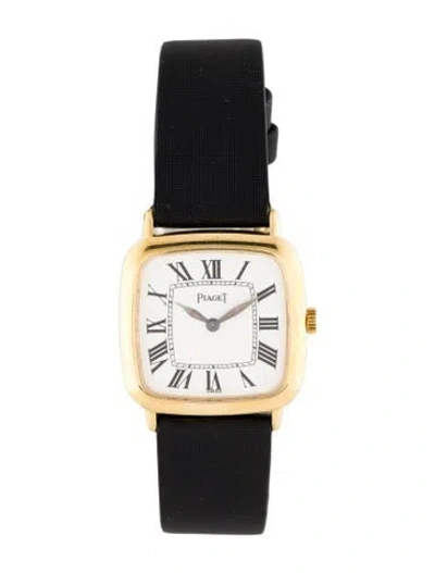 Pre-owned Piaget Black Tie Watch In Multi