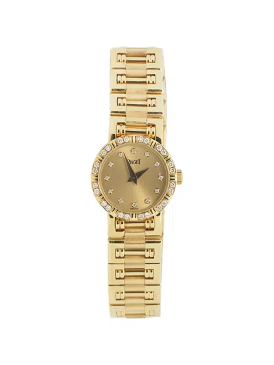 Pre-owned Piaget Dancer Mini 19mm Watch In Gold