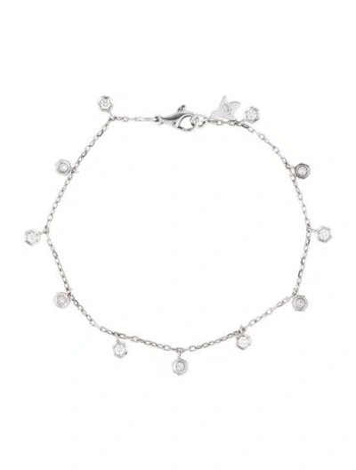Pre-owned Piaget Diamond Charm Bracelet, 7.25" In Multi