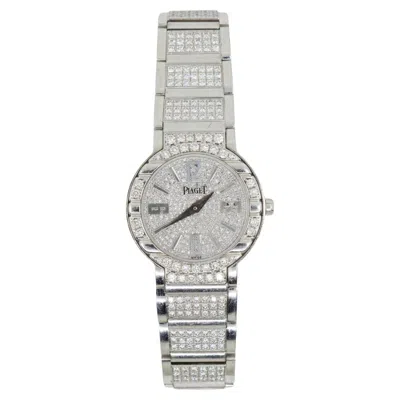 Pre-owned Piaget Diamond Pave 28 Mm Watch In Multi