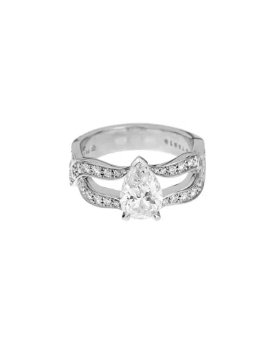 PIAGET DNU DISCONTINUED PIAGET PLATINUM 2.56 CT. TW. DIAMOND JARDIN SECRET RING