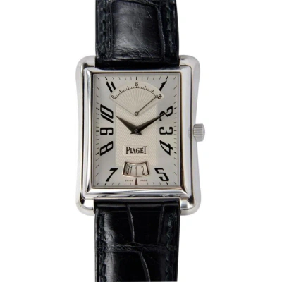 Piaget Emperador Automatic White Dial Men's Watch G0a30019 In Black / Platinum / White