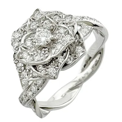 Pre-owned Piaget Gold (18k) Band Ring () In Silver