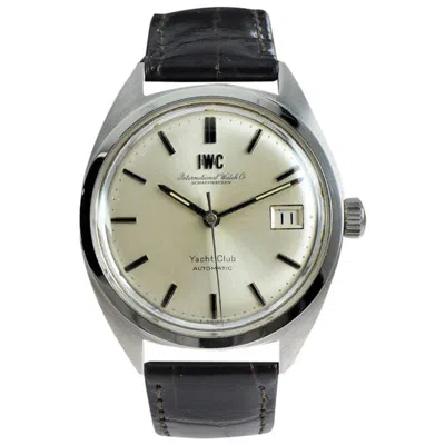 Pre-owned Piaget Iwc Stainless Steel "yacht Club" Automatic Date Model In New Condition, Ca 1970s In Multi