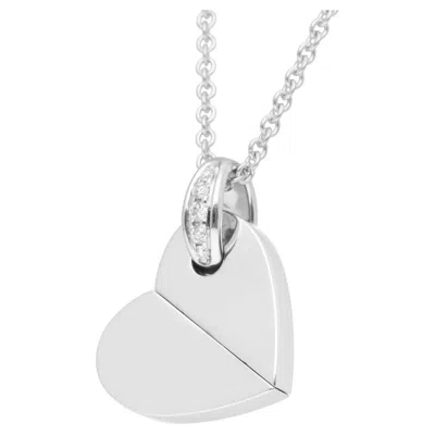 Pre-owned Piaget Joliette Diamond Pendant Necklace In 18k White Gold, 2004 Certificate