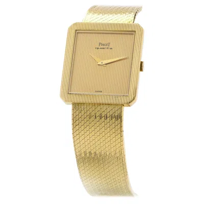 Pre-owned Piaget Ladies 18 Karat Yellow Gold Watch