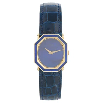 Pre-owned Piaget Ladies  Ref 9431 18k Yellow Gold & Lapis Lazuli Watch