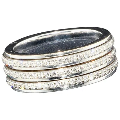 Pre-owned Piaget Ladies Ring  Possession In 18 Karat White Gold With 1.53 Carat Diamonds